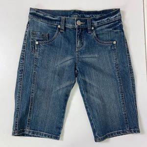 BCBGMaxAria l Y2K Denim Bermuda Shorts Size 26